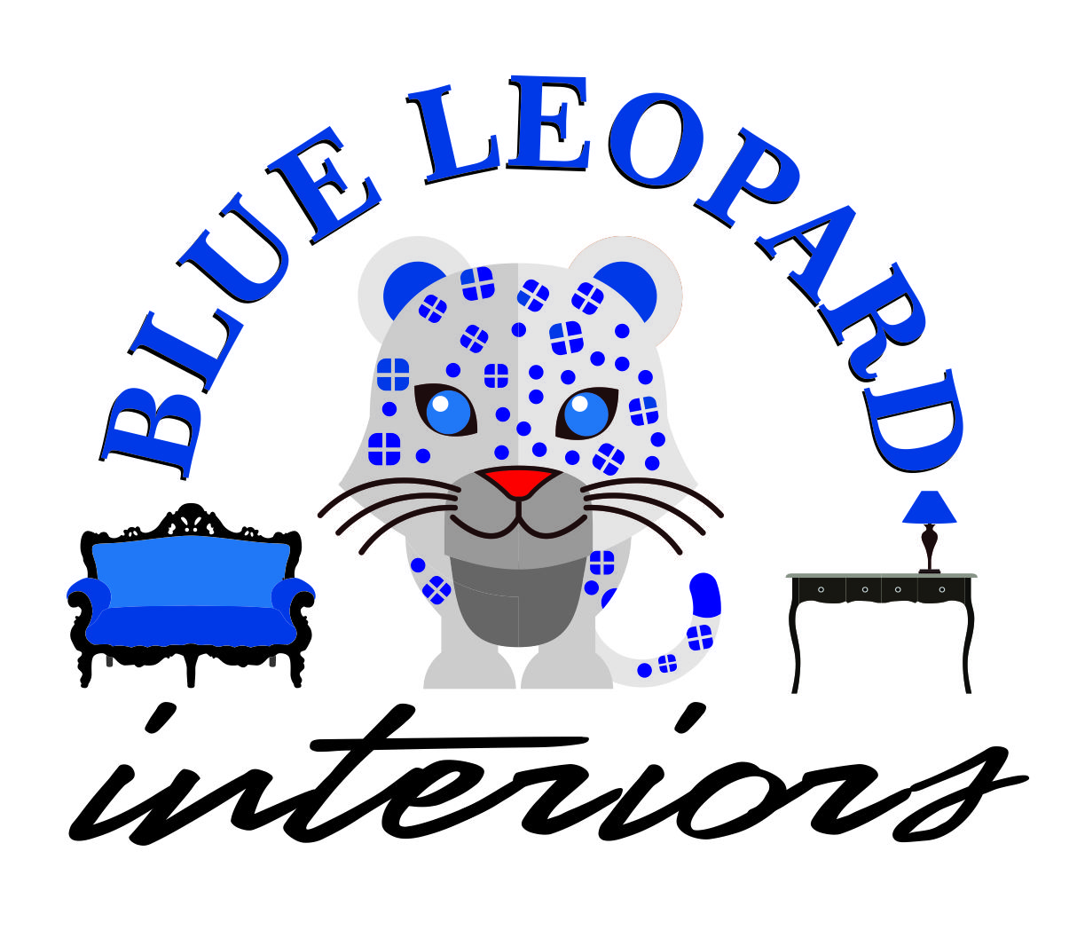 Logo Design by wchristia for Blue Leopard Interiors | Design #15084925
