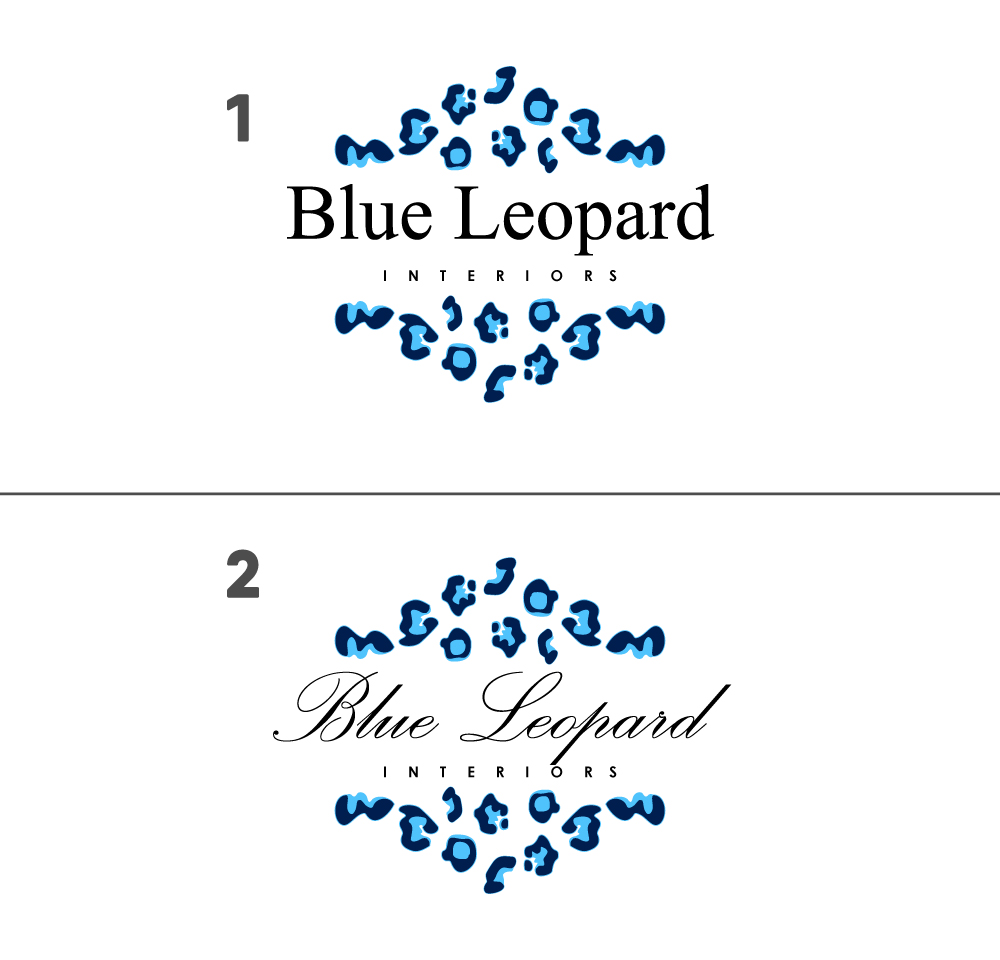 Logo Design by dharly for Blue Leopard Interiors | Design #15056773