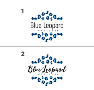 Diseño de Logo por dharly para Blue Leopard Interiors | Diseño: #15056775