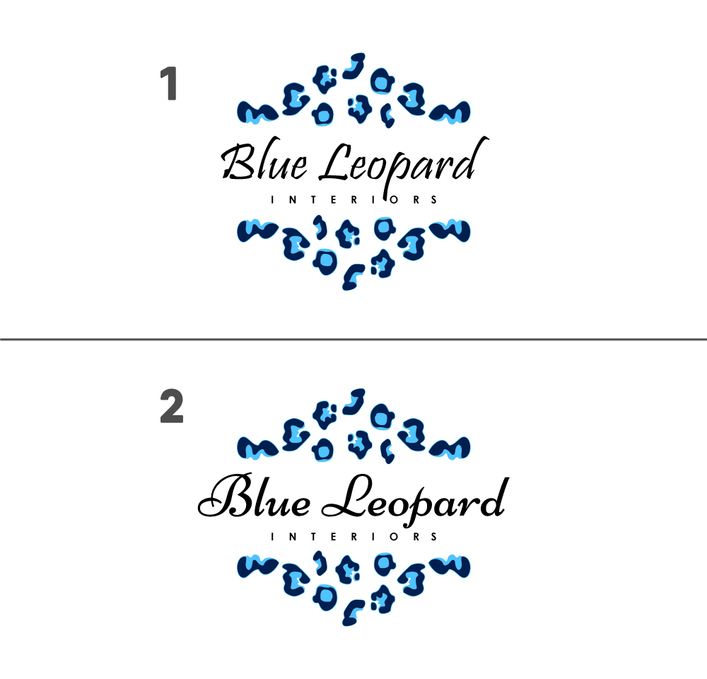Diseño de Logo por dharly para Blue Leopard Interiors | Diseño #15056776
