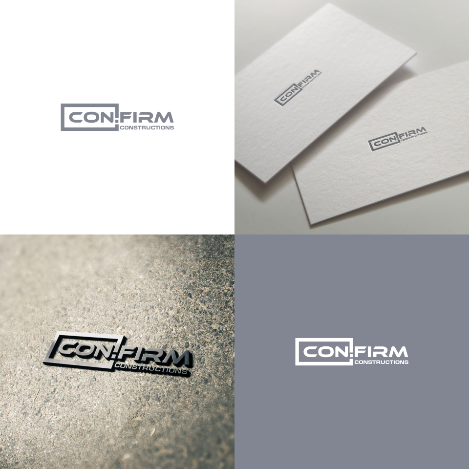 Logo-Design von jenggot_merah_ für Con.firm Constructions | Design #15147461