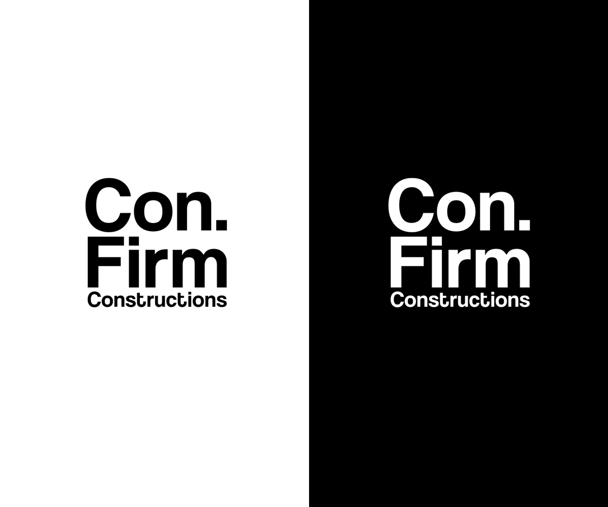 Design de Logo par carina_designs pour Con.firm Constructions | Design #15134565