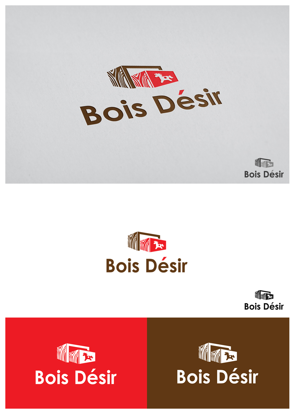 Logo Design by goranvisnjic82 for Bois Désir | Design #14983758