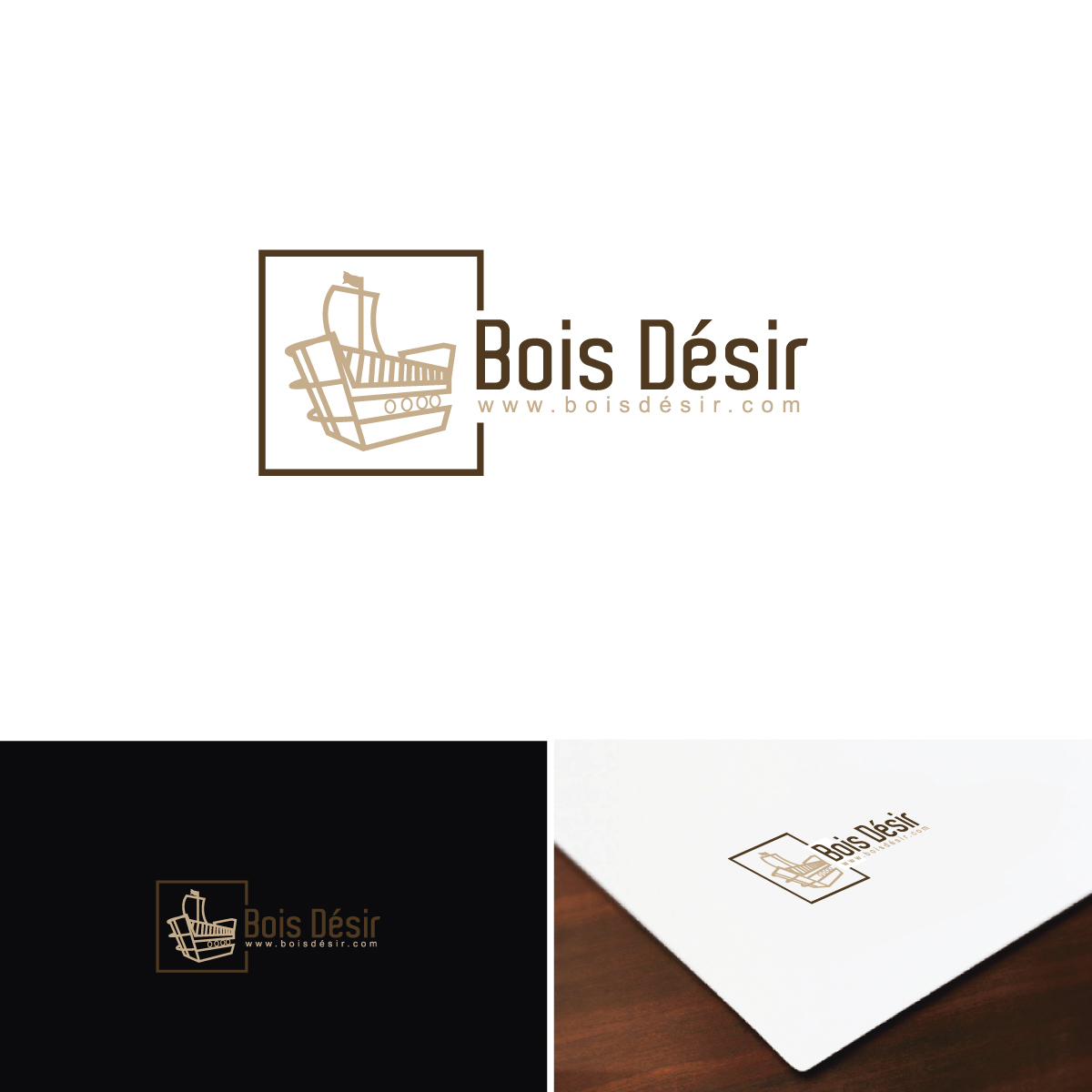 Logo Design by e-graphics for Bois Désir | Design #14988845