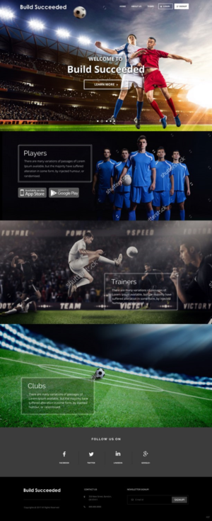 Landing Page Design by pb for BuildSucceeded | Design: #14990670