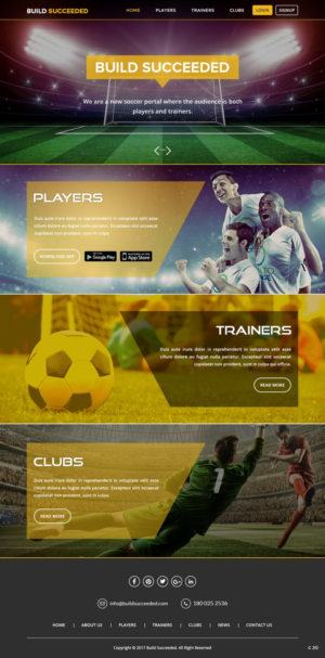Landing Page Design by pb for BuildSucceeded | Design: #14990676