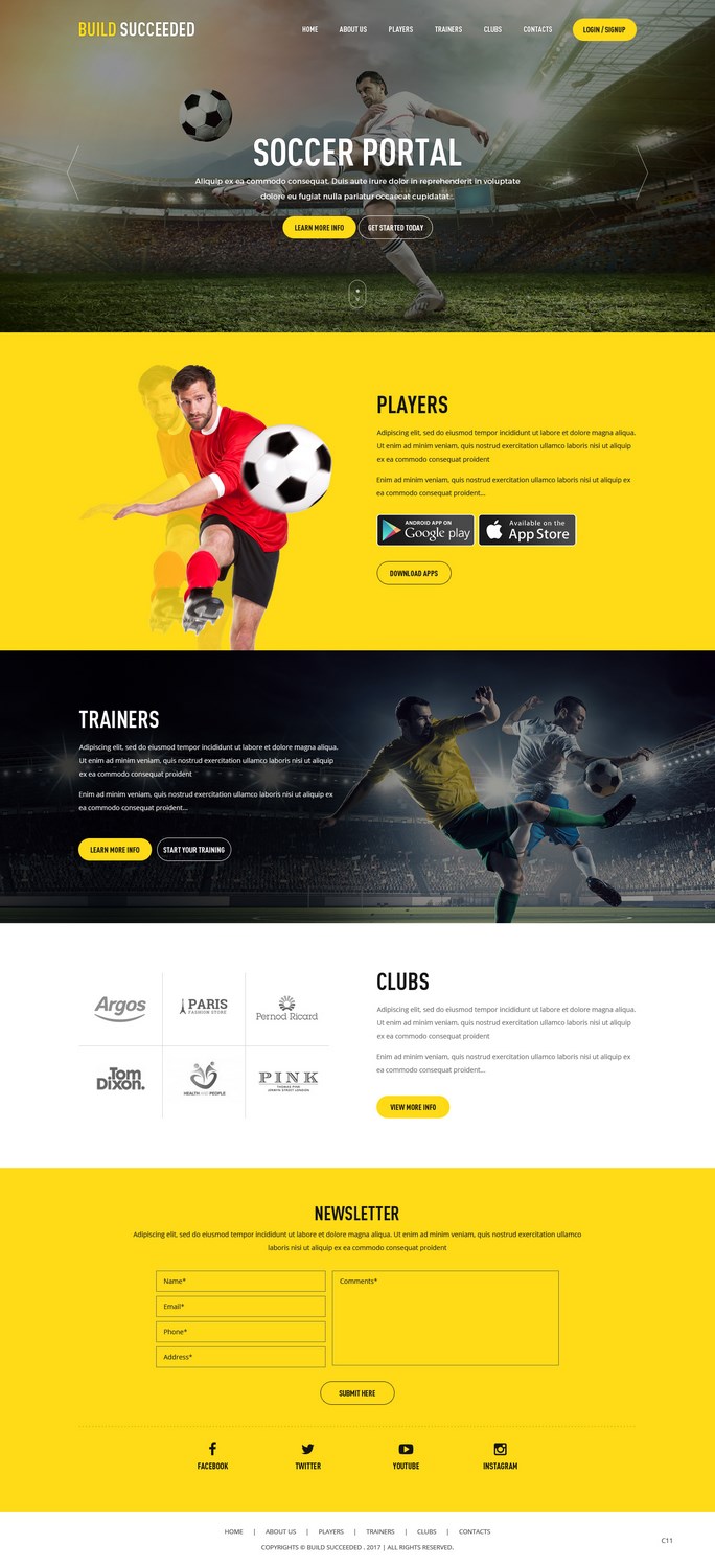 Landing Page Design by pb for BuildSucceeded | Design #14990679