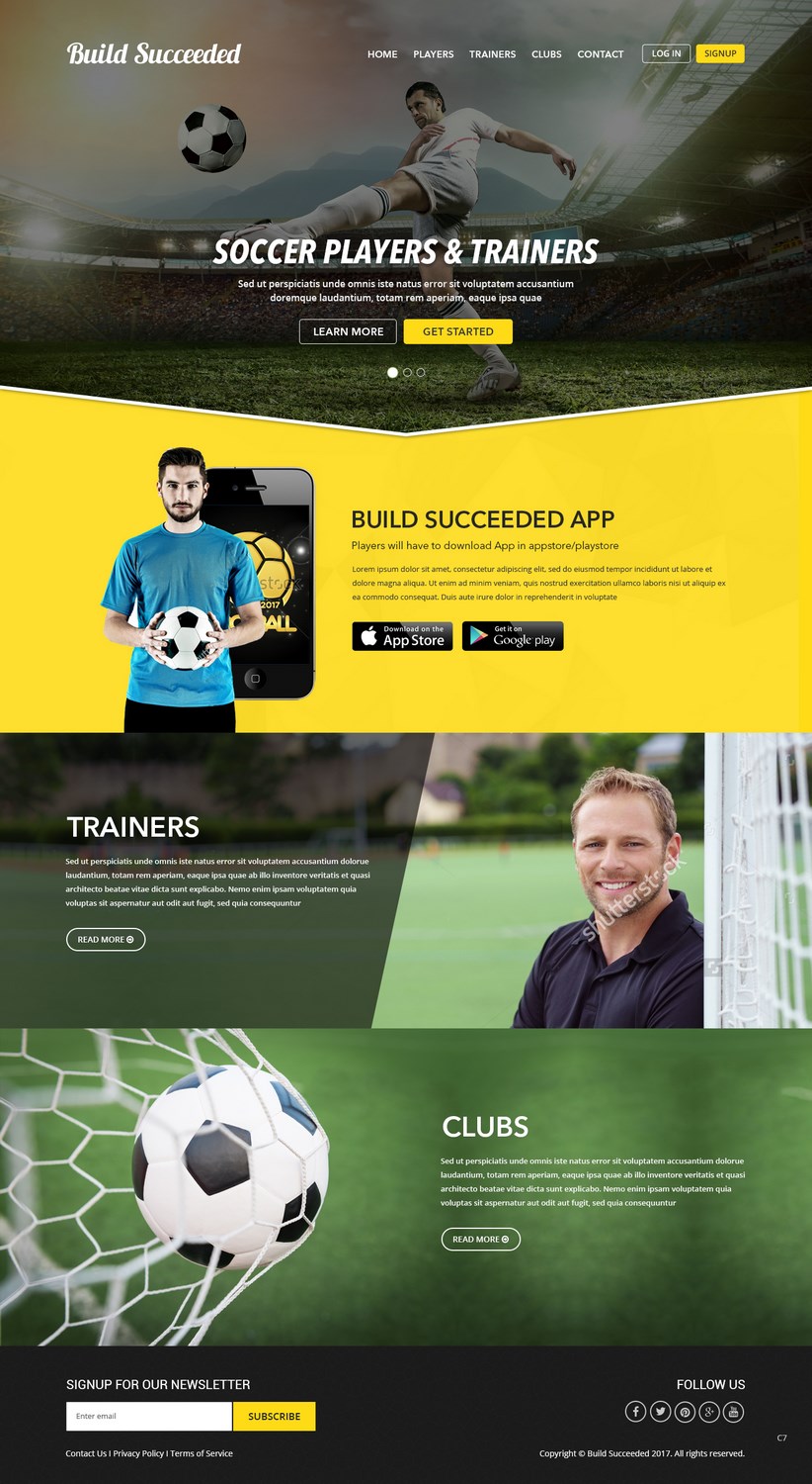 Landing Page Design by pb for BuildSucceeded | Design #14990680