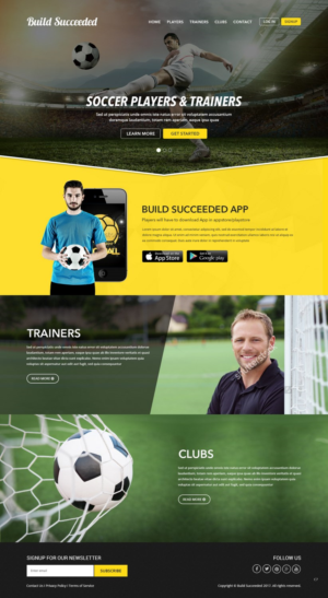 Landing Page Design by pb for BuildSucceeded | Design: #14990680