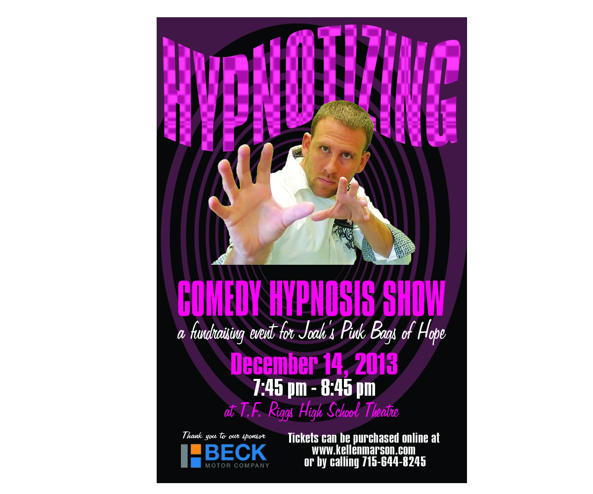 Poster-Design von BeyondDesign für The Outrageous Hypnotist | Design #2574970