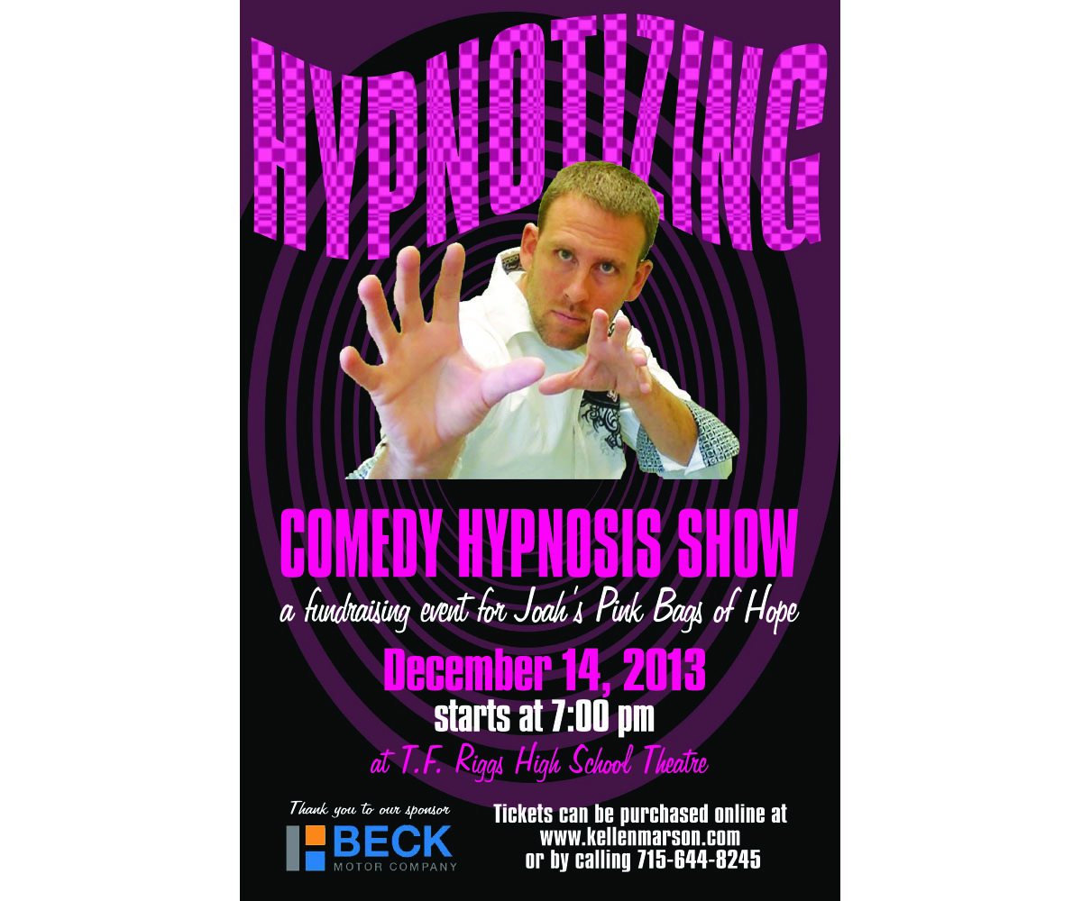 Poster Design by BeyondDesign for The Outrageous Hypnotist | Design #2576747