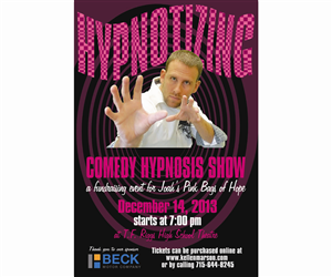 Poster Design by BeyondDesign for The Outrageous Hypnotist | Design: #2576747