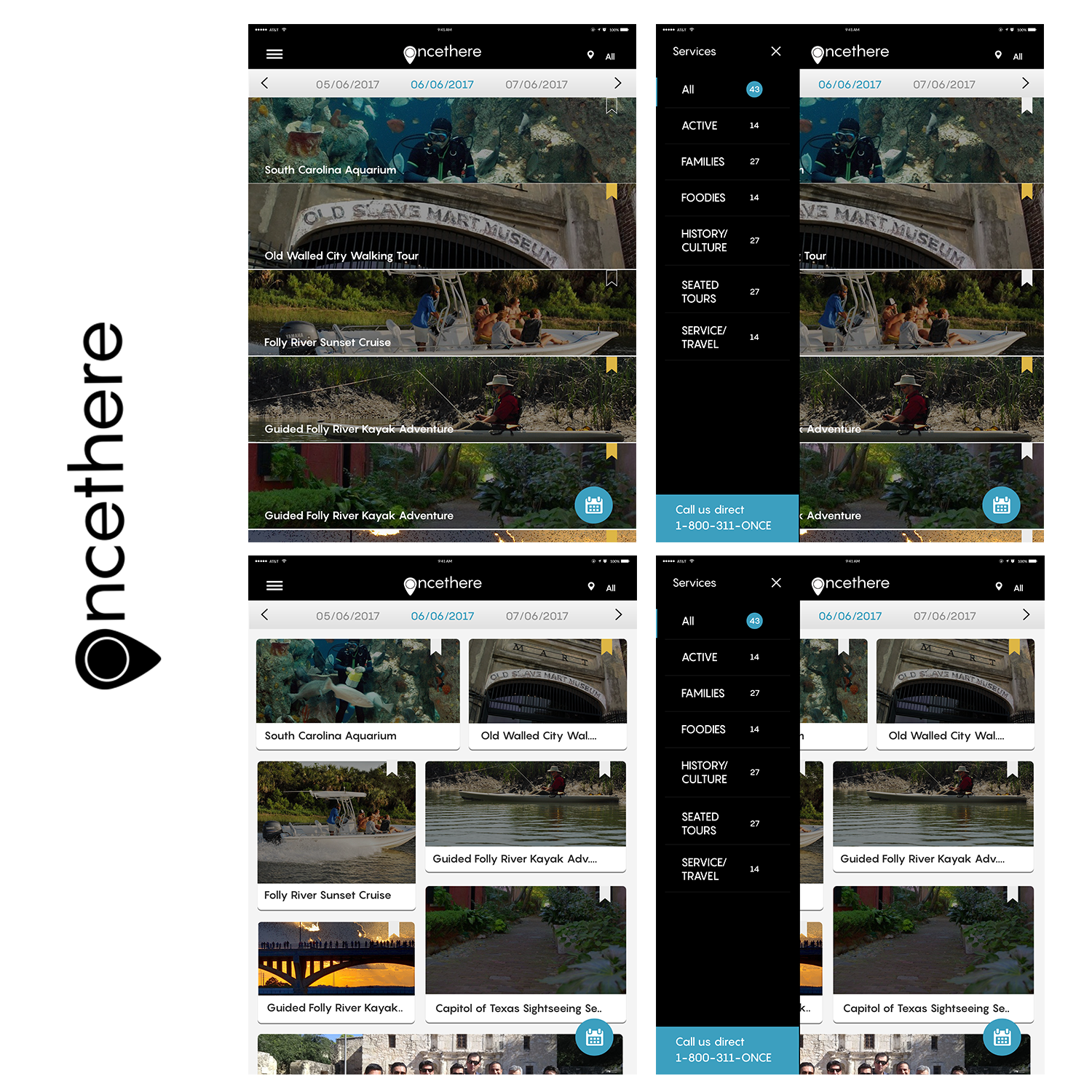 Diseño de aplicación (App) por DesignCarry para OnceThere | Diseño #15033556