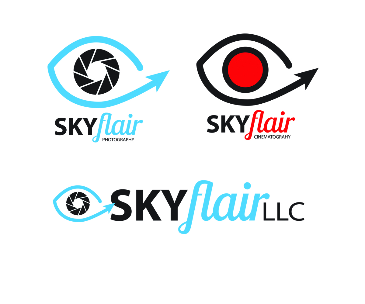 Logo Design by Hot Rod for SkyFlair LLC | Design #15010924