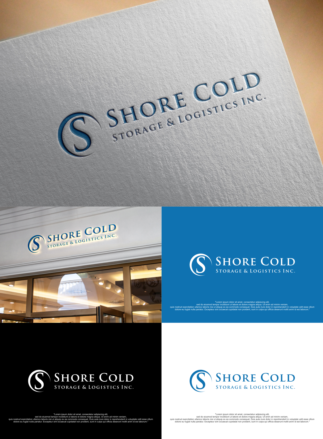 Logo Design by kokiedan87 for Shore Cold Storage & Logistics Inc. | Design: #15025212