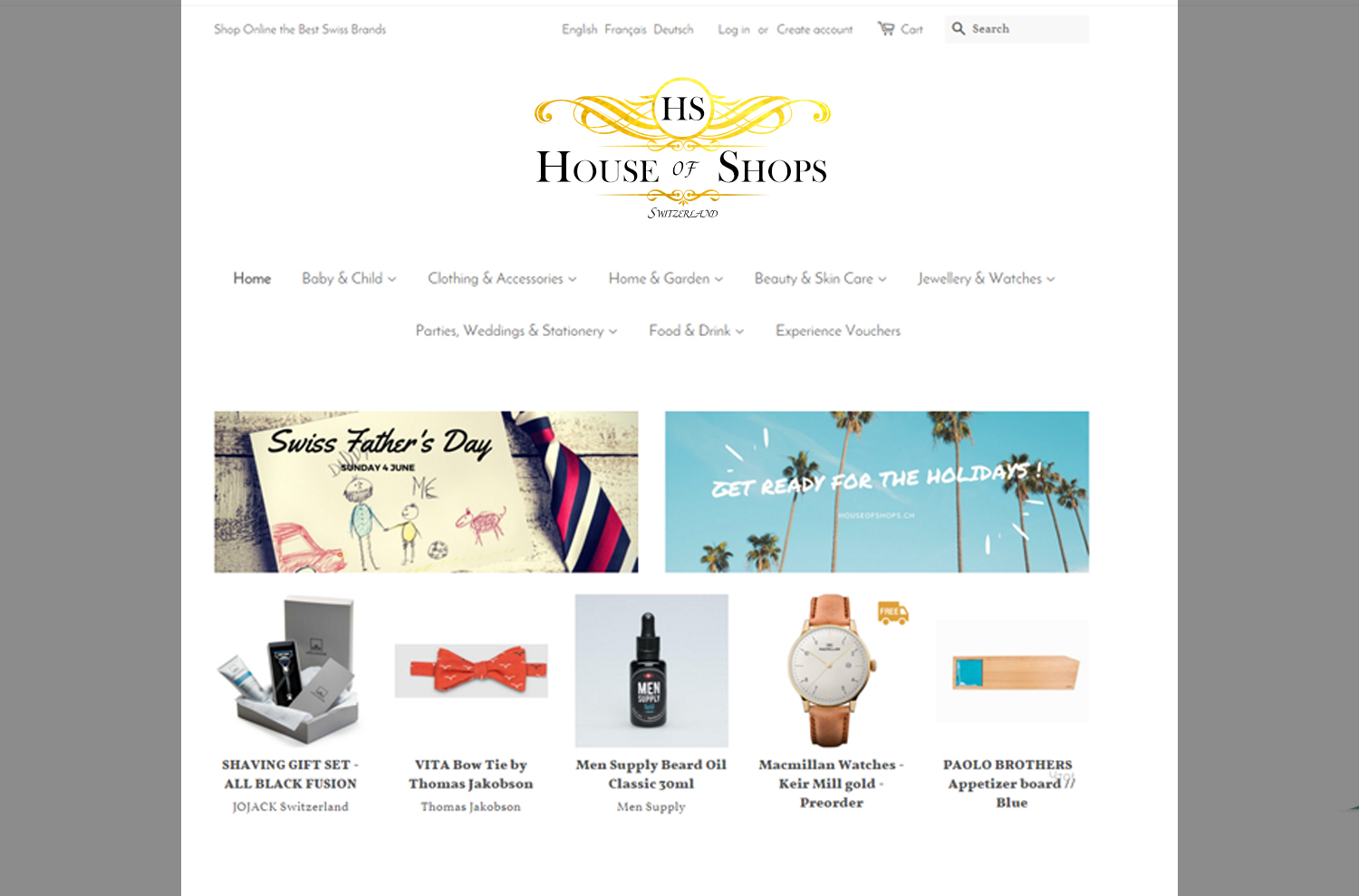 Logo-Design von vvoollxx für House of Shops Switzerland | Design #14994495