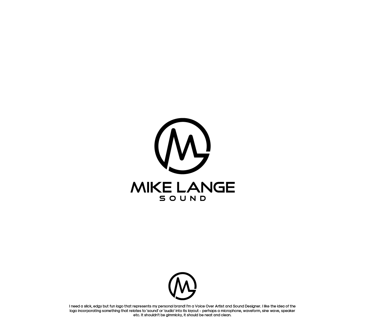 Logo Design by GBDESIGN for Mike Lange Sound | Design #15144772