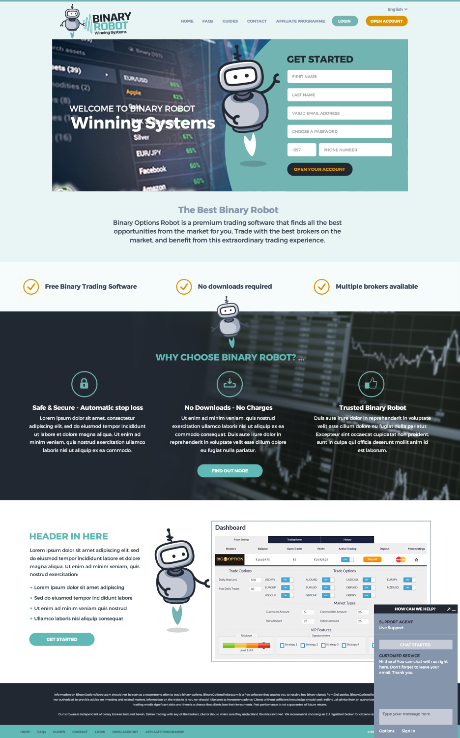 Landing Page Design by Channel Studio for STARMIDS Ltd | Design #15043859