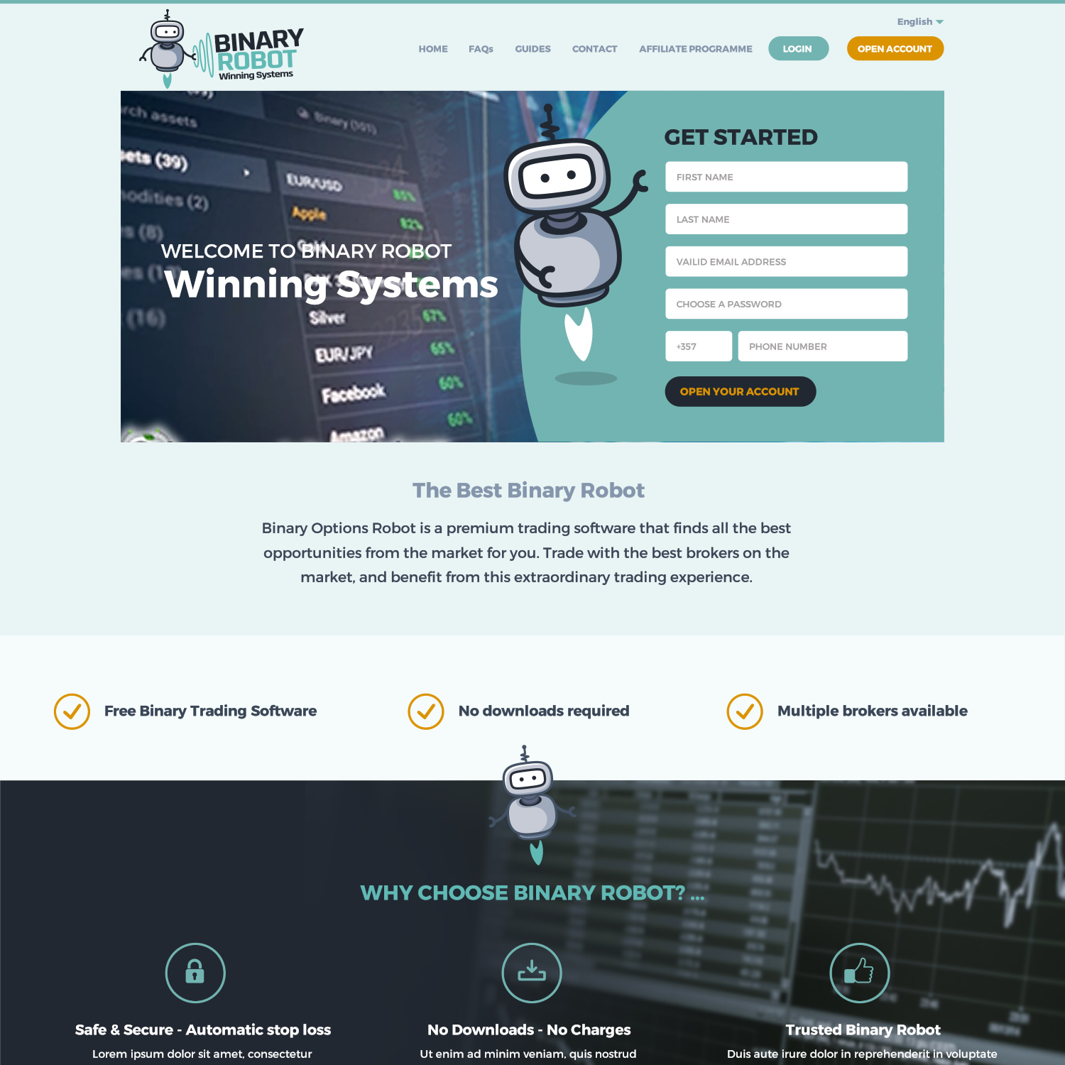 Landing Page Design by Channel Studio for STARMIDS Ltd | Design #15043860