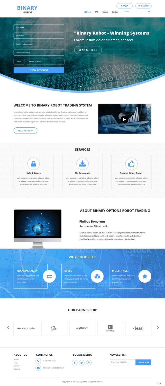 Landing Page Design by pb for STARMIDS Ltd | Design #15019923