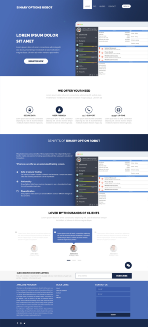 Landing Page Design by M Fahad Farooq for STARMIDS Ltd | Design #15026728