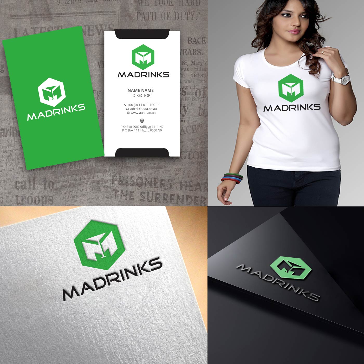 Diseño de Logo por zebronicgraphic para Madrinks | Diseño #15021522