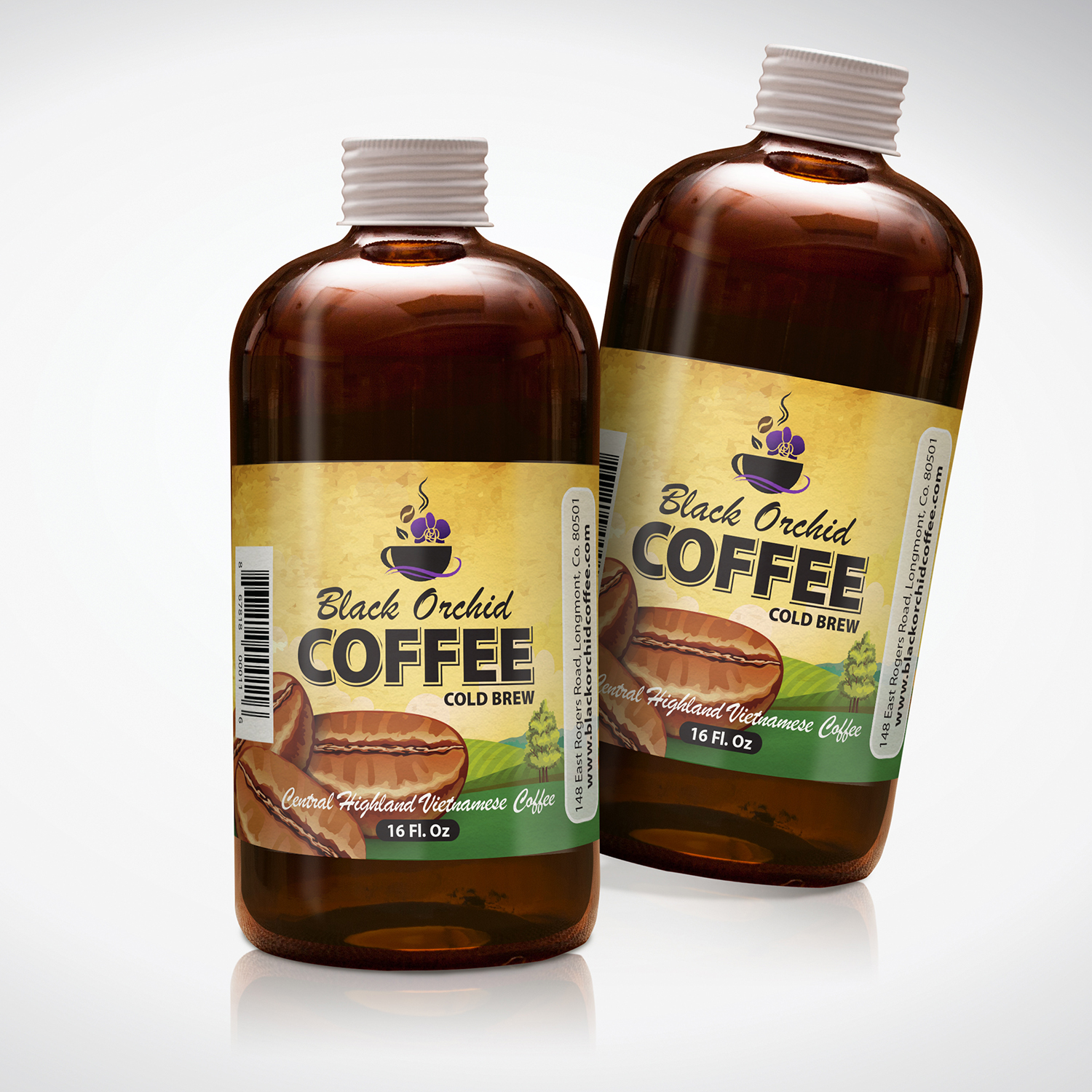 Diseño de Etiqueta por tuan1968 para Black Orchid coffee Company | Diseño: #15048283