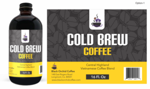 Diseño de Etiqueta por Pint & Promotional Projects para Black Orchid coffee Company | Diseño: #15010671
