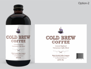 Diseño de Etiqueta por Pint & Promotional Projects para Black Orchid coffee Company | Diseño: #15012779