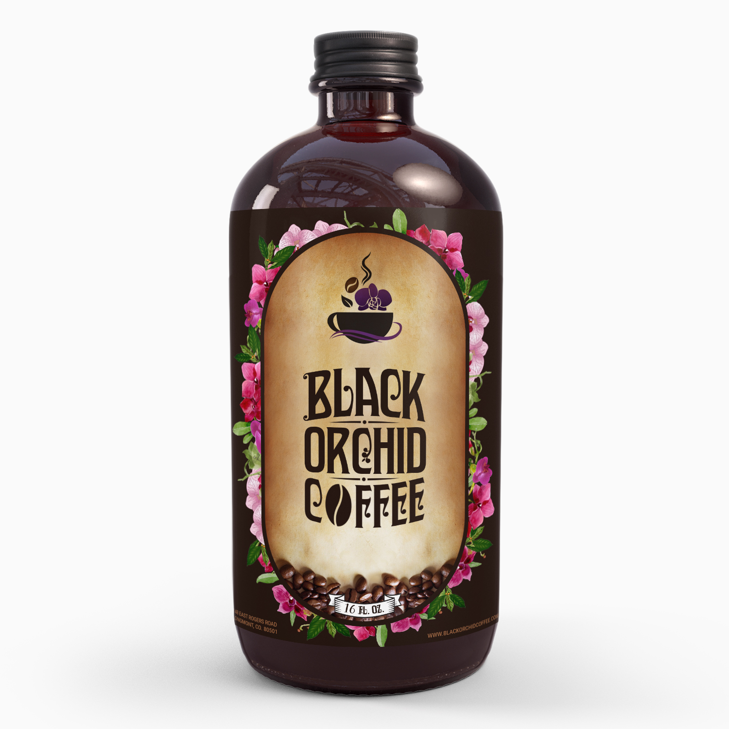 Label Design by SAI DESIGNS for Black Orchid coffee Company | Design #14997993