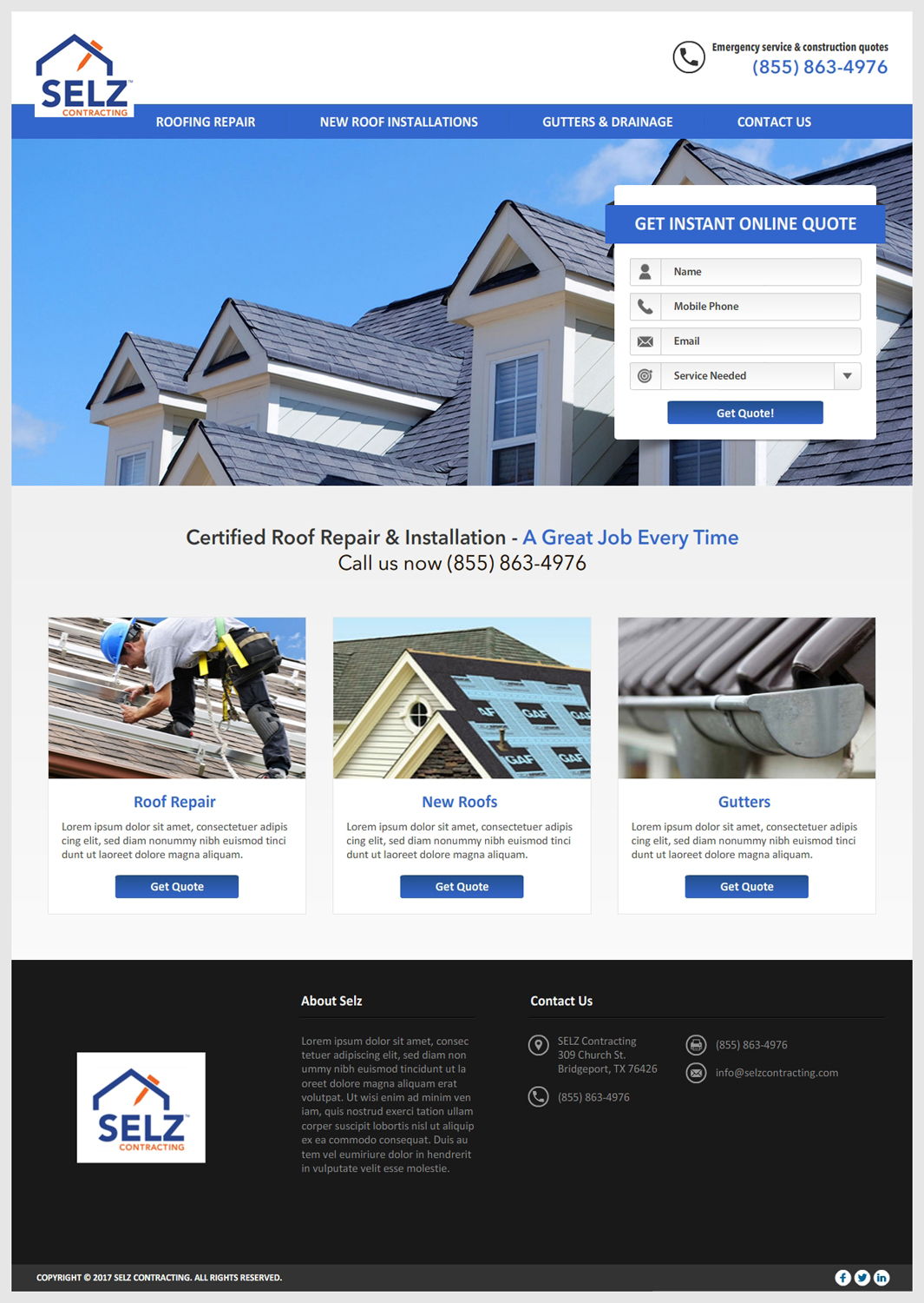 Web Design by -Marc- for this project | Design #15150595