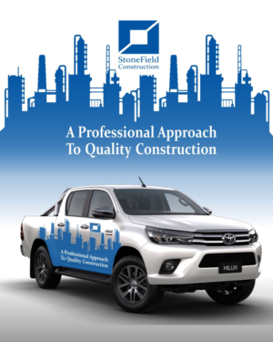 Signage Design by angoraspace for stonefield construction | Design #15079528