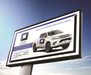 Signage Design by Designer Hamza for stonefield construction | Design #15152298