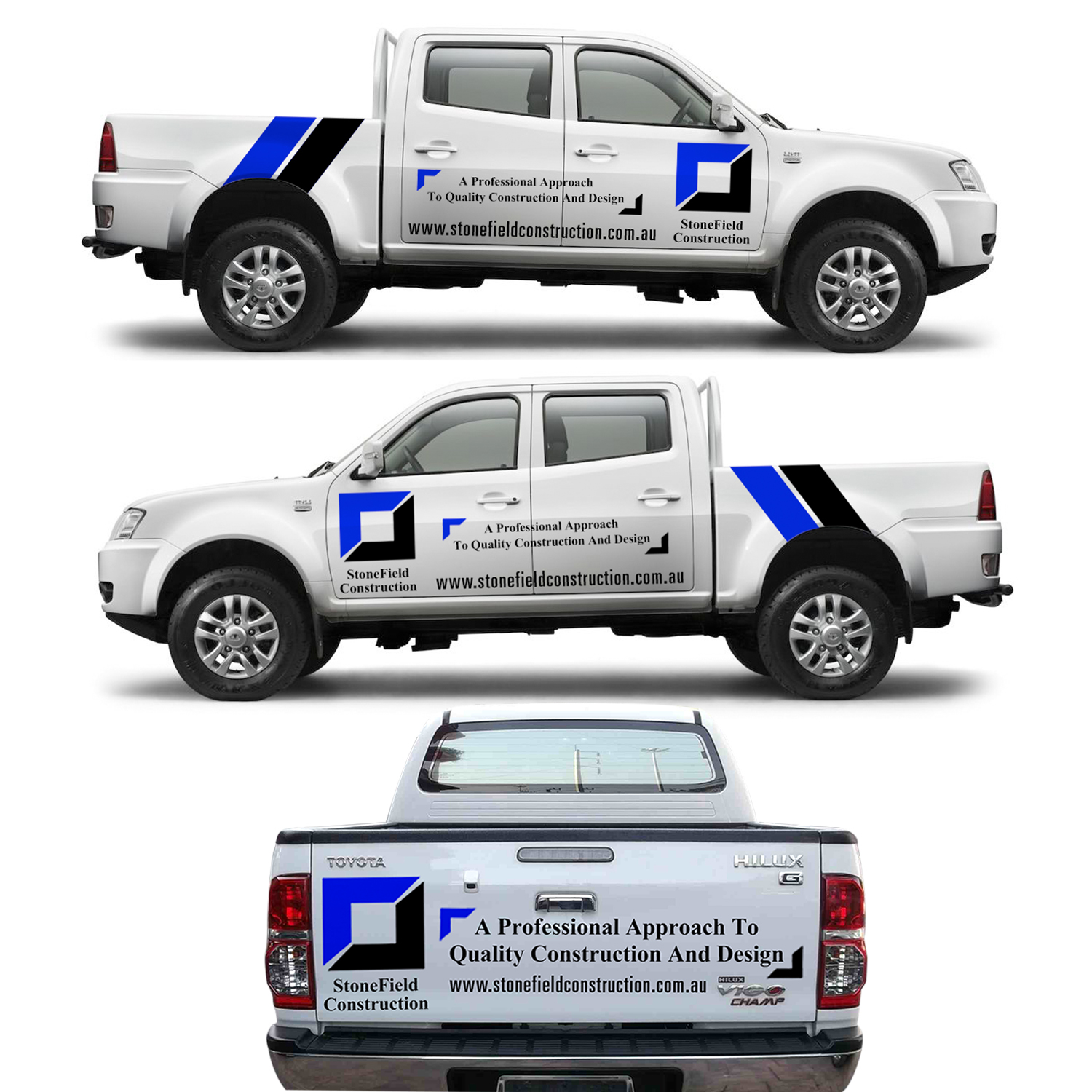Signage Design by EA5Designs for stonefield construction | Design #15135348