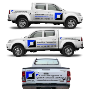 Signage Design by EA5Designs for stonefield construction | Design #15135570