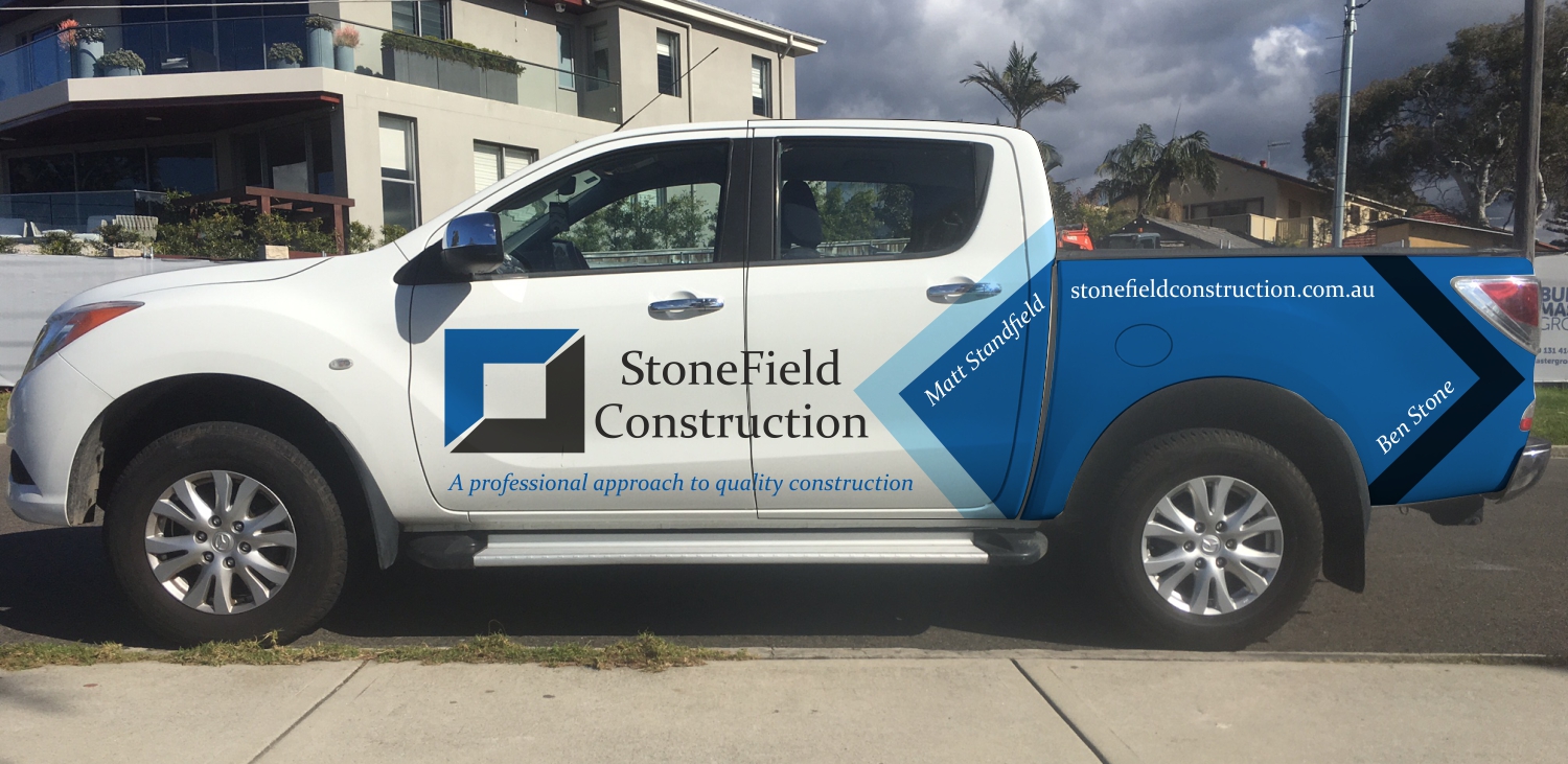Signage Design by Maestroto for stonefield construction | Design #15074666