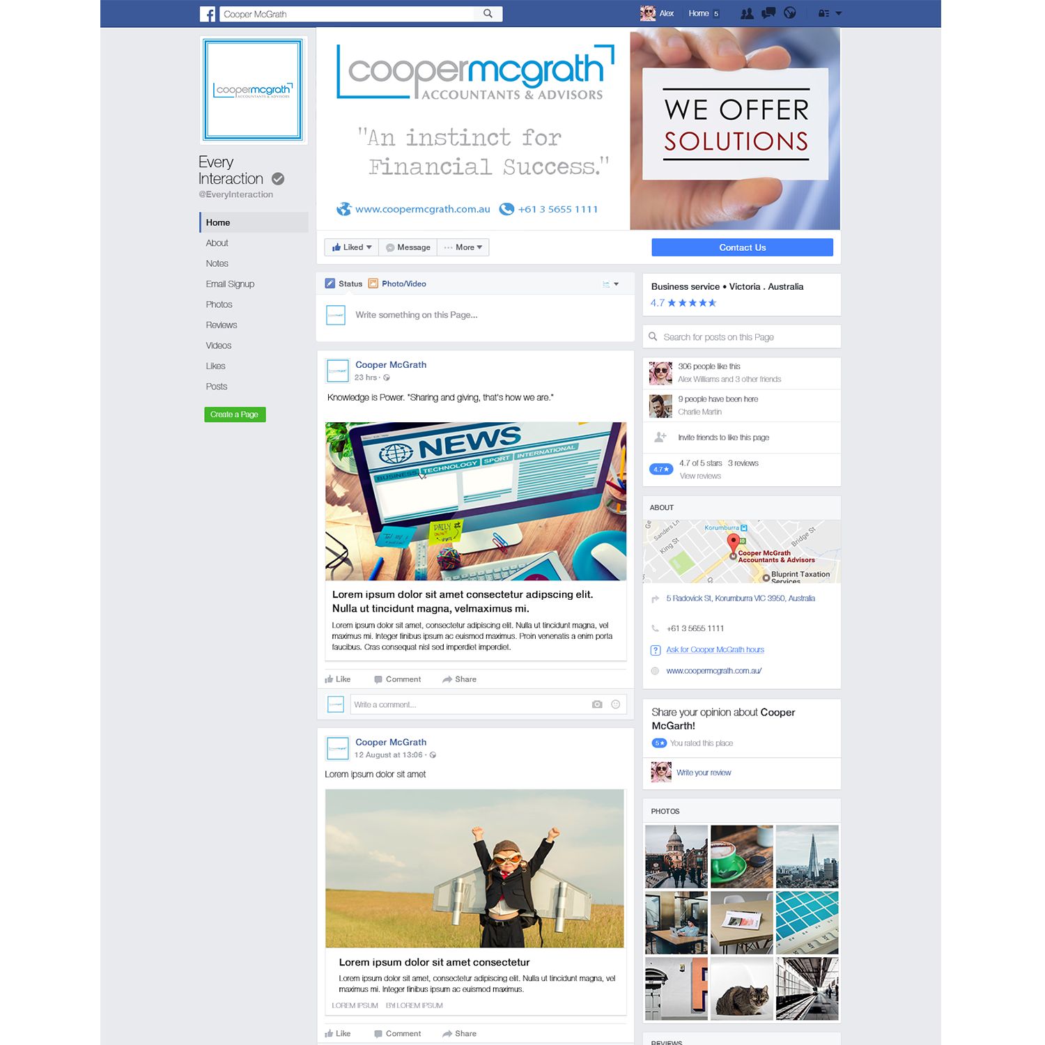 Facebook Design by CatEyesStudio for this project | Design #15042848