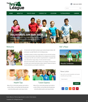 We need our current web site completely overhauled logo and all.  www.ivyleagueafterschool.com
