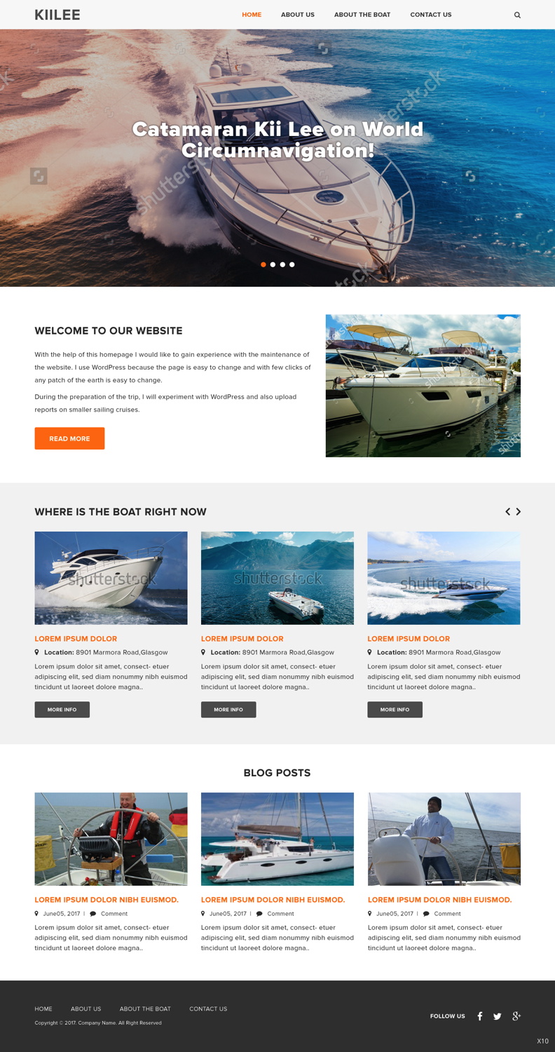 Wordpress Design by pb for this project | Design #15019957