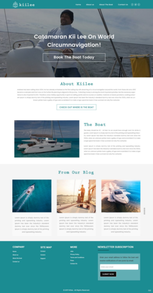 Wordpress Design by pb for this project | Design: #15021312