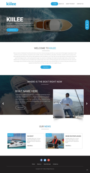 Wordpress Design by pb for this project | Design: #15021324