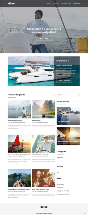 Wordpress Design by pb for this project | Design: #15032504