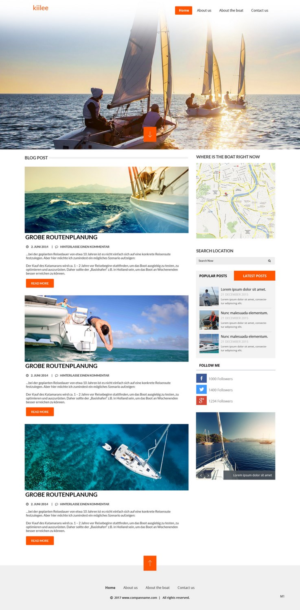 Wordpress Design by pb for this project | Design: #15032505