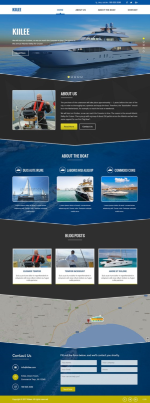 Wordpress Design by pb for this project | Design: #15032506