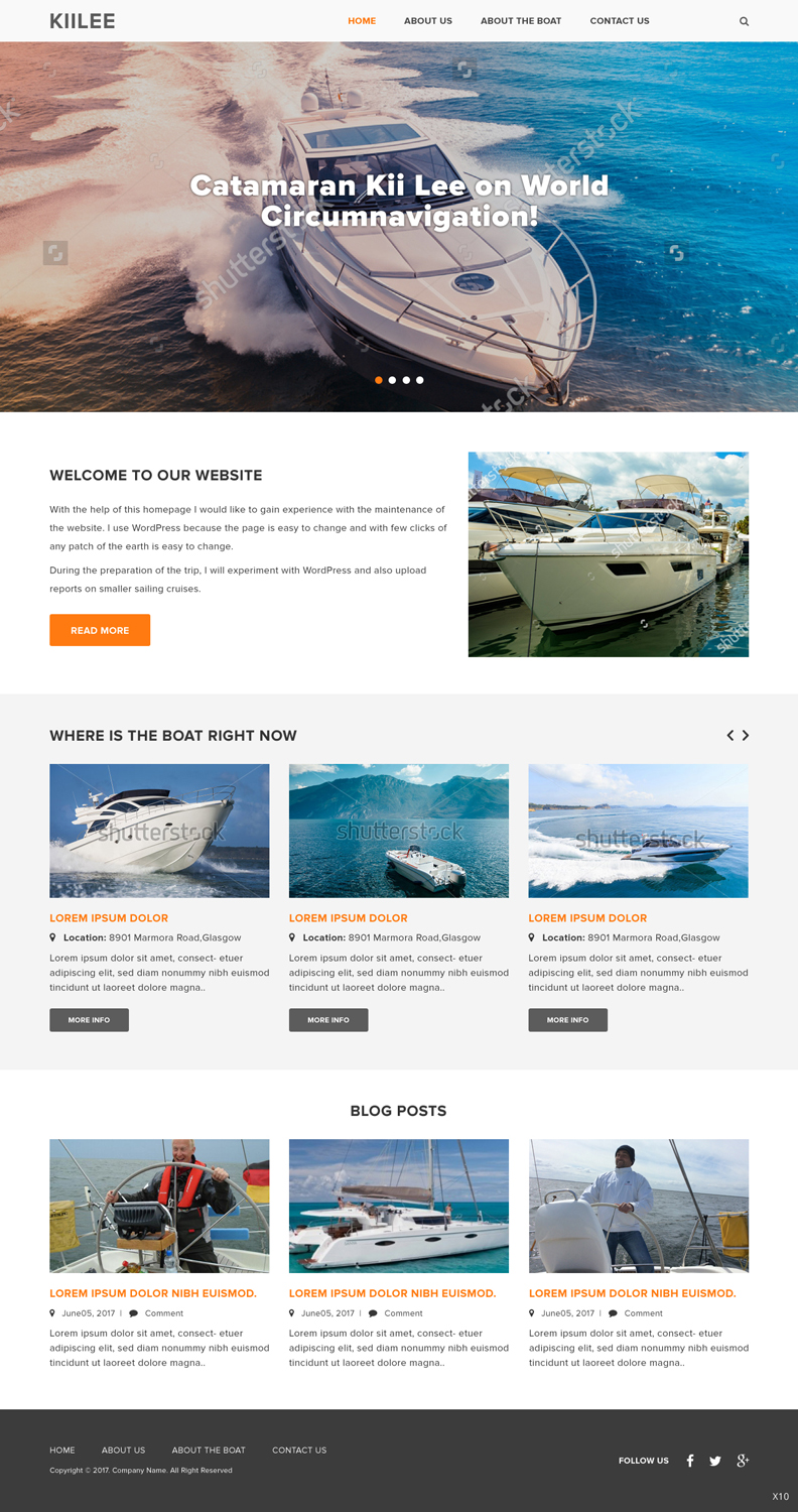 Wordpress Design by pb for this project | Design #15032508