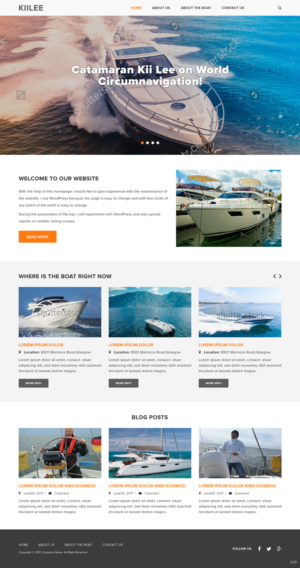 Wordpress Design by pb for this project | Design: #15032508