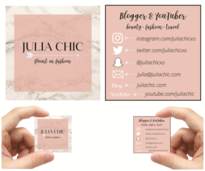 Business Card Design by Kelsey L. Holland