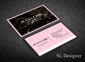 Julia Chic Business Card Design | Visitenkarten-Design von SL Designer