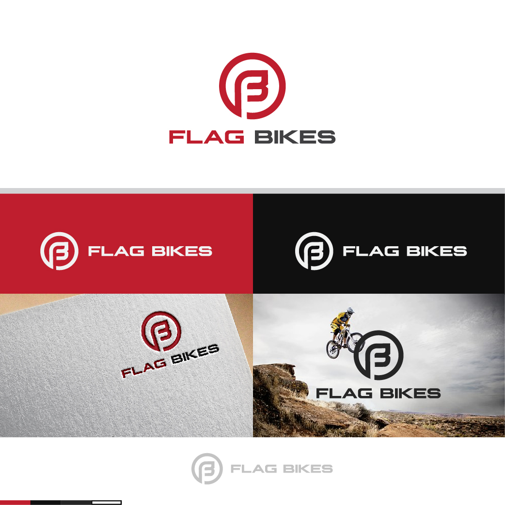 Logo Design by Mime Artworks for Flag Bikes | Design #15337935