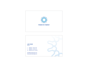 Power of Synergy Logo  | Diseño de Tarjeta de Presentación por bluejet